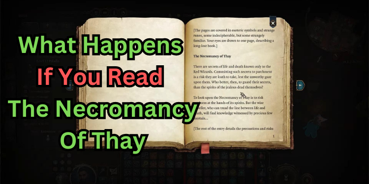 What Happens If You Read The Necromancy Of Thay | Tellagraph.com
