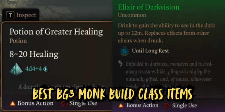 Best Bg3 Monk Build Class Items | Tellagraph.com