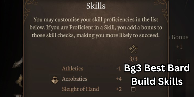 Bg3 Best Bard Build Recommended Skills | Tellagraph.com