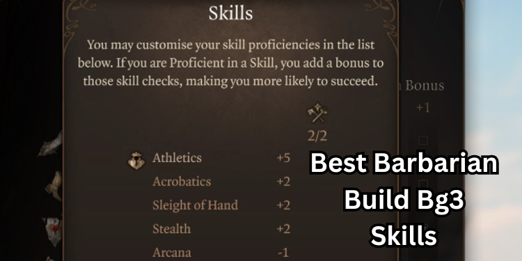 Best Barbarian Build Bg3 Recommended Skills | Tellagraph.com