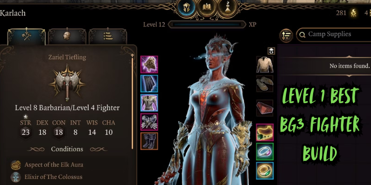 level 1 Best Bg3 Fighter Build | Tellagraph.com