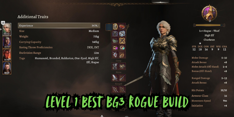 level 1 Best Bg3 Rogue Build | Tellagraph.com