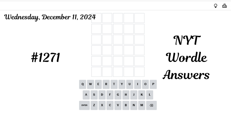 NYT Wordle Answer Today Hint For Wednesday, December 11, 2024 | Tellagraph.com